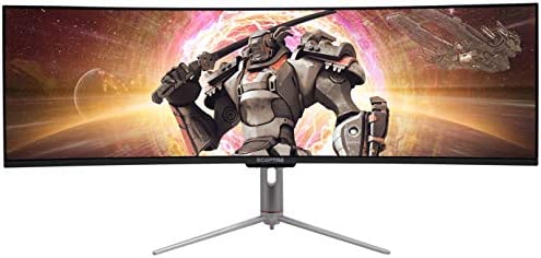 Sceptre Curved 49 inch (5120x1440) Dual QHD 32:9 Gaming Monitor up to 120Hz DisplayPort HDMI Build-in Speakers, Gunmetal Black 2021 (C505B-QSN168) 4