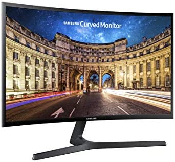 SAMSUNG 23.5” CF396 Curved Computer Monitor, AMD FreeSync for Advanced Gaming, 4ms Response Time, Wide Viewing Angle, Ultra Slim Design, LC24F396FHNXZA, Black 2