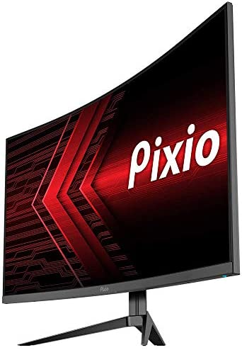 Pixio PXC327 32 inch 165Hz WQHD 2560 x 1440 Wide Screen Display Professional 1440p 165Hz DCI P3 97% 32-inch FreeSync HDR, 32 inch Curved Gaming Monitor 4