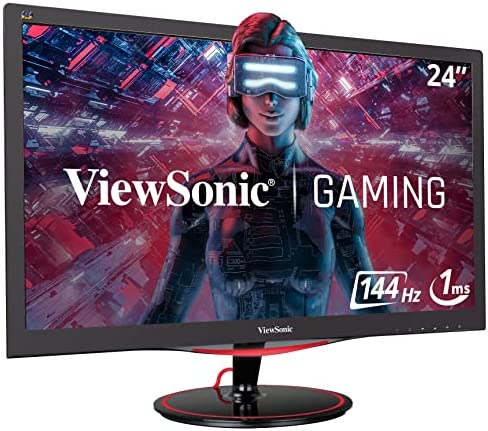 ViewSonic OMNI VX2458-MHD 24 Inch 1080p 1ms 144Hz Gaming Monitor with FreeSync Premium, Flicker Free and Blue Light Filter, HDMI and DisplayPort 6
