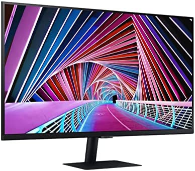 Samsung 27 inch S70A 4K UHD (3840x2160) High Resolution Monitor (HDMI & Display Port), HDR10, TUV Certified Intelligent Eye Care (LS27A700NWNXZA) (Renewed) 3