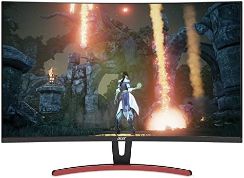 Acer ED323QUR Abidpx 31.5 Inches WQHD (2560 x 1440) Curved 1800R VA Gaming Monitor with AMD Radeon FREESYNC Technology - 4ms; 144Hz Refresh Rate; Display Port, HDMI Port & DVI Port, Black 1