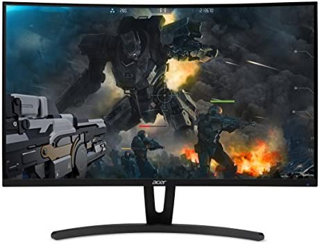 Acer Gaming Monitor 27” Curved ED273 Abidpx 1920 x 1080 144Hz Refresh Rate G-SYNC Compatible (Display Port, HDMI & DVI Ports) Black 1