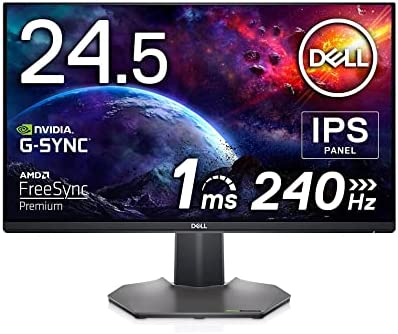 Dell 240Hz Gaming Monitor 24.5 Inch Full HD Monitor with IPS Technology, Antiglare Screen, Dark Metallic Grey - S2522HG 1