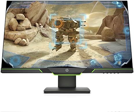 HP 27xq 27-inch QHD 1440p 144Hz 1ms Gaming Monitor with AMD FreeSync, Ambient Lighting, Height/Tilt Adjustable, and Narrow Bezel (5SQ42AA#ABA), Black 1