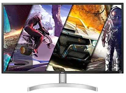 LG 32UL500-W 31.5 Inch UHD (3840 x 2160) VA Display with AMD FreeSync, DCI-P3 95% Color Gamut and HDR 10 Compatibility - Silver/White 1