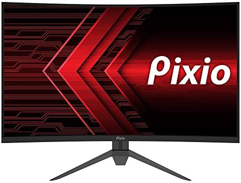 Pixio PXC327 32 inch 165Hz WQHD 2560 x 1440 Wide Screen Display Professional 1440p 165Hz DCI P3 97% 32-inch FreeSync HDR, 32 inch Curved Gaming Monitor 1