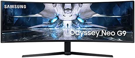 SAMSUNG 49 inch Gaming Monitor, Ultrawide Curved Monitor, 240hz 1ms, Quantum Mini LED, G-Sync, Monitor Adjustable Height, HDR 2000, Odyssey Neo G9, G95NA (LS49AG952NNXZA) (Renewed) 1
