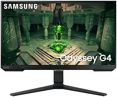 SAMSUNG Odyssey G4 Series 25-Inch FHD Gaming Monitor, IPS, 240Hz, 1ms, G-Sync Compatible, AMD FreeSync Premium, HDR10, Ultrawide Game View, DisplayPort, HDMI, Fully Adjustable Stand (LS25BG402ENXGO) 1