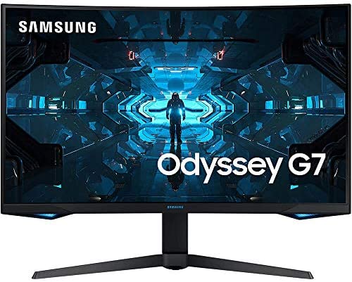 SAMSUNG Odyssey G7 Series 27-Inch WQHD (2560x1440) Gaming Monitor, 240Hz, Curved, 1ms, HDMI, G-Sync, FreeSync Premium Pro (LC27G75TQSNXZA) 1