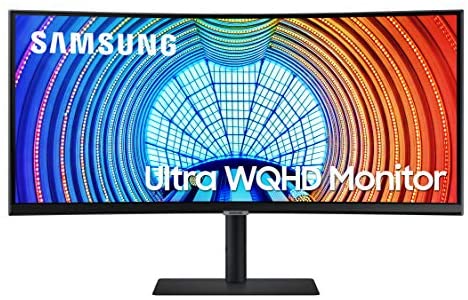 SAMSUNG S65UA Series 34-Inch Ultrawide QHD (3440x1440) Computer Monitor, 100Hz, Curved, USB-C, HDR10 (1 Billion Colors), Height Adjustable Stand, TUV-Certified Intelligent Eye Care (LS34A654UXNXGO) 1