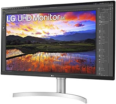 LG 32UN650-W 32 Inch UHD (3840 x 2160) IPS Ultrafine Display with HDR10 Compatibility, DCI-P3 95% Color Gamut, AMD FreeSync, and 3-Side Virtually Borderless Height Adjustable Stand (Renewed) 2