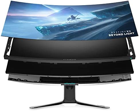 Alienware Ultrawide Curved Gaming Monitor - 38-Inch WQHD Display, 144Hz Refresh Rate, 1ms Response Time, 2300R Curvature, NVIDIA G-SYNC Ultimate, IPS, VESA Display HDR 600, USB, White - AW3821DW 9