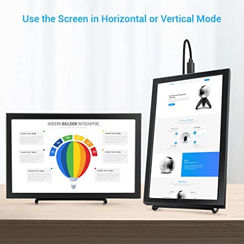 8 Inch Portable Monitor ELECROW Mini HDMI LCD Display 1280x800 Compatible with PC Laptop Raspberry Pi Game Consoles (Not Touchscreen) 4