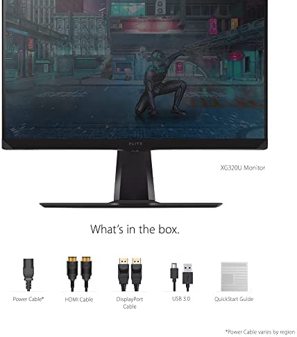 ViewSonic ELITE XG320U 32 Inch 4K UHD 1ms 150Hz Gaming Monitor with FreeSync Premium Pro, HDR 600, HDMI, DisplayPort, USB, and Advanced Ergonomics for Esports 8