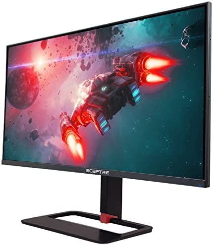 Sceptre 32 inch QHD IPS LED Monitor HDR400 2560x1440 HDMI DisplayPort up to 144Hz 1ms Height Adjustable, Build-in Speakers Gunmetal Black 2021 (E325B-QPN168) 6