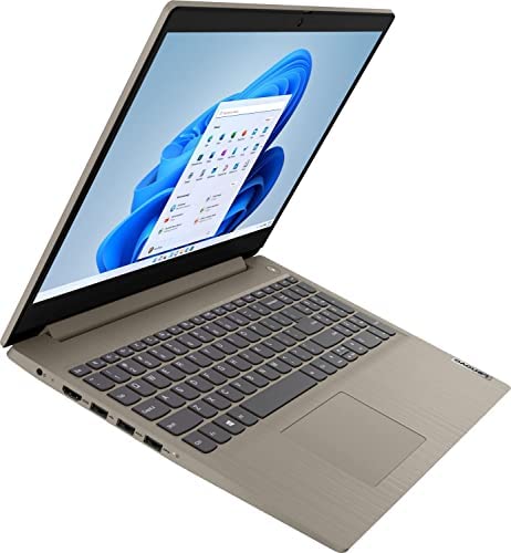 2022 Newest Lenovo Ideapad 3 Laptop, 15.6" HD Touchscreen, 11th Gen Intel Core i3-1115G4 Processor, 8GB DDR4 RAM, 256GB PCIe NVMe SSD, HDMI, Webcam, Wi-Fi 5, Bluetooth, Windows 11 Home, Almond 2