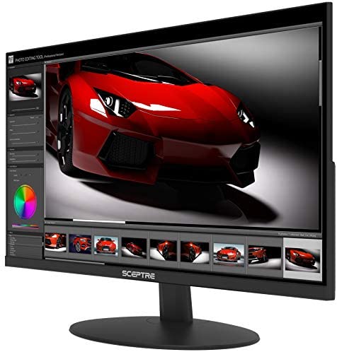 Sceptre IPS 24-Inch Business Computer Monitor 1080p 75Hz with HDMI VGA Build-in Speakers, Machine Black (E248W-FPT) 3