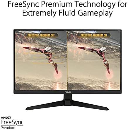 ASUS TUF Gaming 27” 1080P Gaming Monitor (VG277Q1A) - Full HD, 165Hz (Supports 144Hz), 1ms, Extreme Low Motion Blur, FreeSync Premium, Shadow Boost, Eye Care, HDMI, DisplayPort, Tilt Adjustable 5