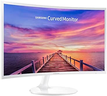 Newest Samsung 27” Ultra Slim Class Curved FHD Monitor (1920 x 1080) PC Computer for Business Student,VGA, HDMI, FreeSync, 60 Hz, 4ms, 16:9 Aspect Ratio, 3000:1 Contrast Ratio, w/HubXcel HDMI Cable 2