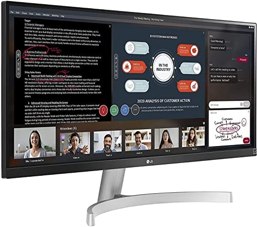 LG 29 Inch WFHD IPS Ultra Wide Monitor, Dual Speakers, 2560x1080, 99% sRGB, HDR10, FreeSync, 21 9, Wall Mountable, 75Hz Refresh Rate, JAWFOAL 3
