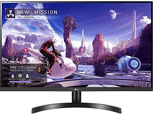 LG 27QN600-B 27 inch QHD 2560x1440 IPS Monitor with AMD FreeSync, HDR10 Bundle with 2.4GHz Wireless Keyboard, 2X 6FT Universal HDMI 2.0 Cable and Microfiber Cleaning Cloth 2