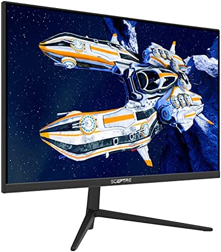 New Sceptre 25" 165Hz 144Hz 1ms Gaming LED Monitor 2X HDMI 1x DP (DisplayPort), Machine Black 2021 (E255B Series) 4