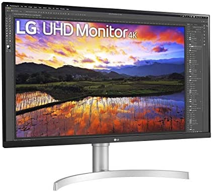 LG 32UN650-W 32 Inch UHD (3840 x 2160) IPS Ultrafine Display with HDR10 Compatibility, DCI-P3 95% Color Gamut, AMD FreeSync, and 3-Side Virtually Borderless Height Adjustable Stand (Renewed) 3