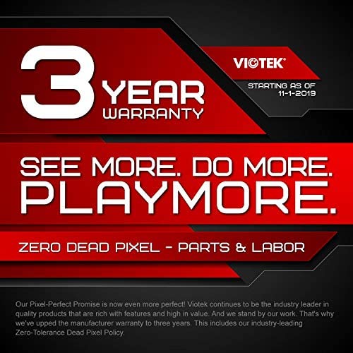 Viotek GN24CB 24-Inch Curved Gaming Monitor with Speakers, 1080P 144Hz Bezel-Less Samsung VA Panel, 2 x HDMI DP FreeSync – VESA (Black) 6