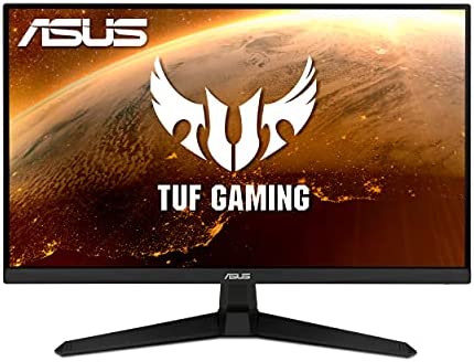 ASUS TUF Gaming 27” 1080P Gaming Monitor (VG277Q1A) - Full HD, 165Hz (Supports 144Hz), 1ms, Extreme Low Motion Blur, FreeSync Premium, Shadow Boost, Eye Care, HDMI, DisplayPort, Tilt Adjustable 1