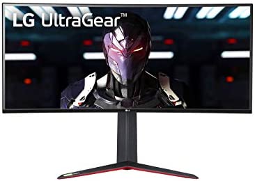 LG 34'' 21:9 Curved Ultragear Gaming Monitor with G-Sync Compatible, Adaptive-Sync, Black (34GN85B-B) 1