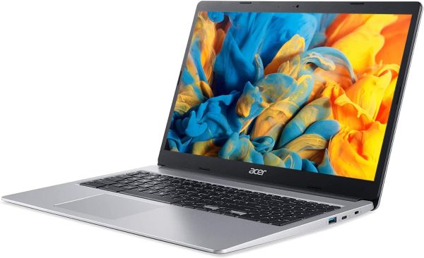 Acer 2022 15inch HD IPS Chromebook, Intel Dual-Core Celeron Processor Up to 2.55GHz, 4GB RAM, 32GB Storage, Super-Fast WiFi Up to 1300 Mbps, Chrome OS-(Renewed) (Dale Silver) 3