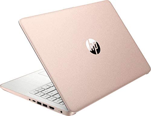 2020 HP 14 inch HD Laptop, Intel Celeron N4020 up to 2.8 GHz, 4GB DDR4, 64GB eMMC Storage, WiFi 5, Webcam, HDMI, Windows 10 S /Legendary Accessories (Google Classroom or Zoom Compatible) (Rose Gold) 2