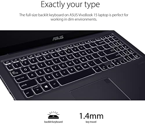ASUS VivoBook 15 F515 Laptop, 15.6" FHD Display, Intel i3-1115G4 CPU, 8GB DDR4 RAM, 128GB SSD, Windows 11 Home in S Mode, Slate Grey, F515EA-AH34 6